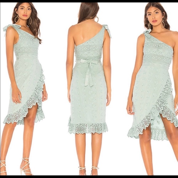 Majorelle Midi Dress in Jade Green - Picture 1 of 1